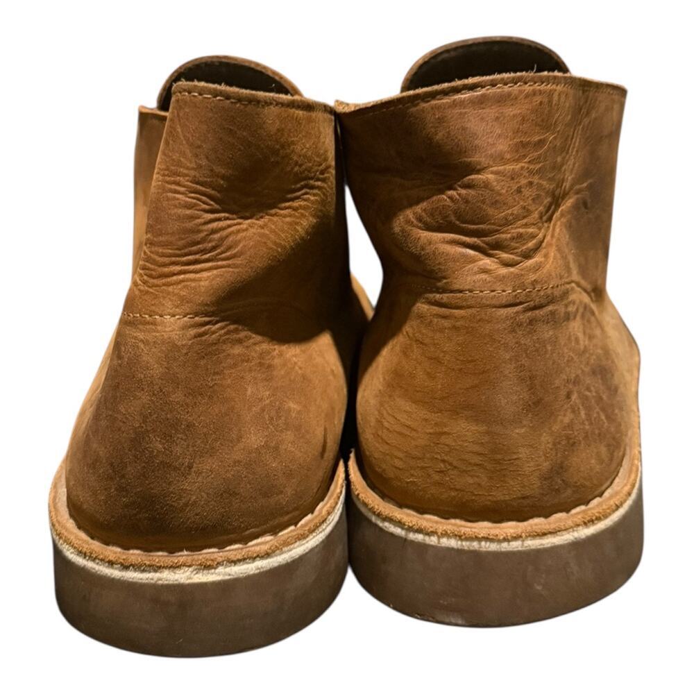 Clarks Men's Bushacre Chukka Desert Ankle Laced Boots Size 14 M Beeswax Leather - Picture 6 of 9